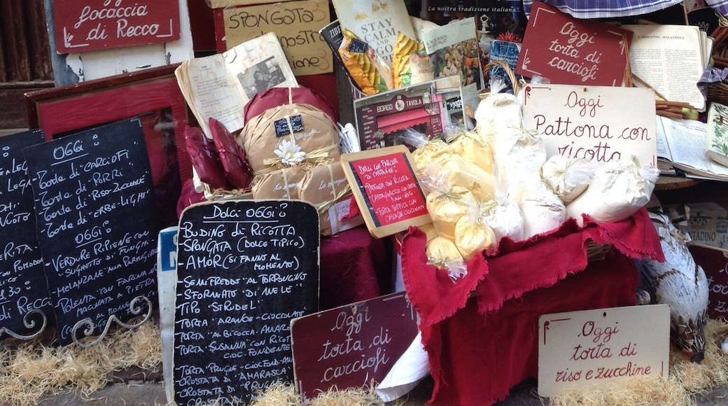 Amazing fiera dei funghi with local produce, market and food focusing on truffle and porcini mushrooms during September