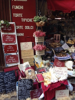 Amazing fiera dei funghi with local produce, market and food focusing on truffle and porcini mushrooms during September