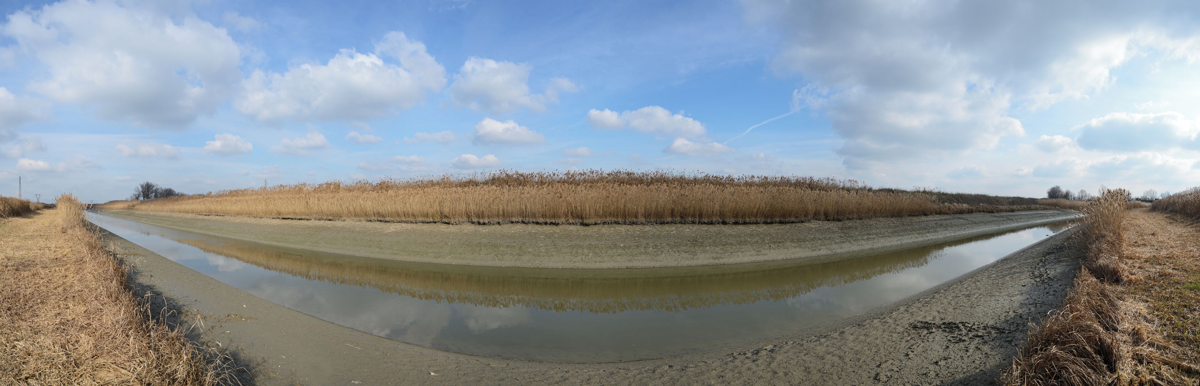 Collettore Acque Alte - Crevalcore (BO) Italia - 7 Febbraio 2013