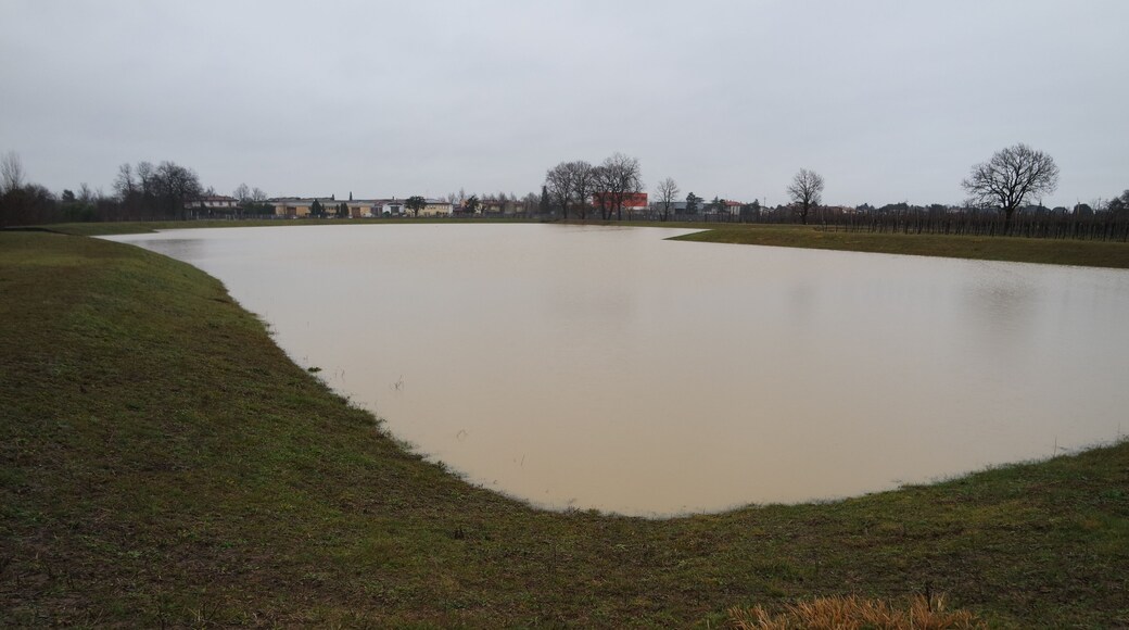 Bacino di laminazione pieno