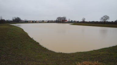 Bacino di laminazione pieno