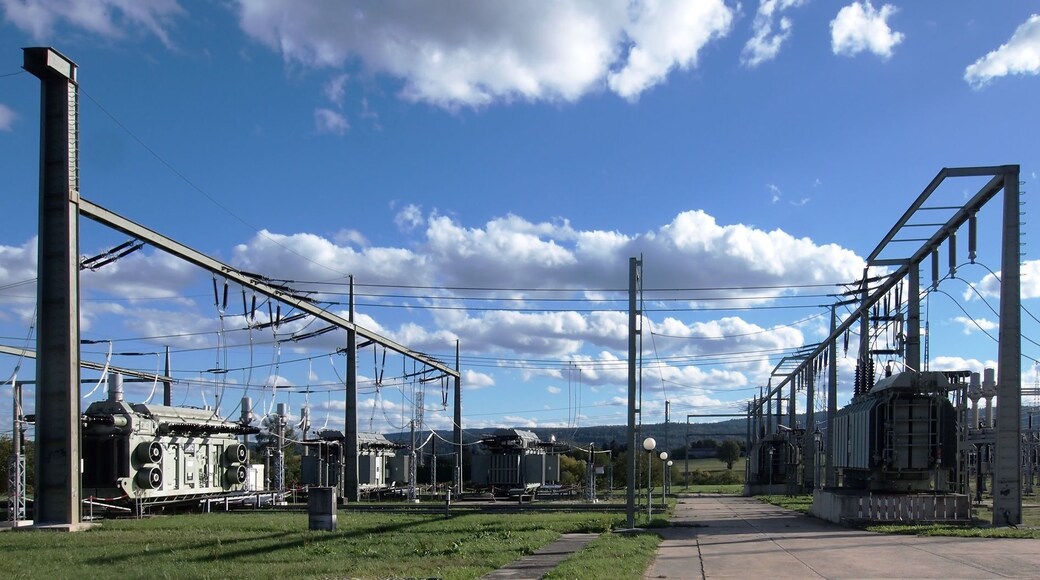Transformatoren im Umspannwerk Birkenfeld bei Pforzheim
