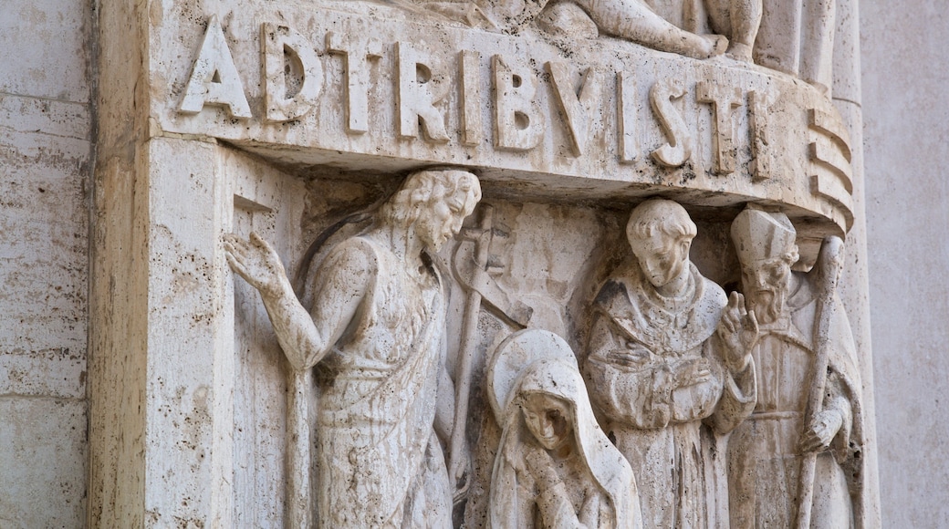 Basilica di Santa Rita which includes religious elements and heritage elements