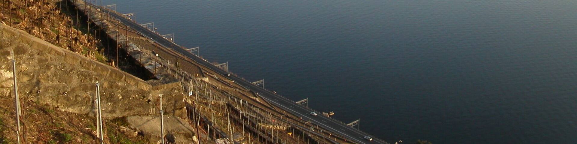 Le Lavaux et le lac Léman