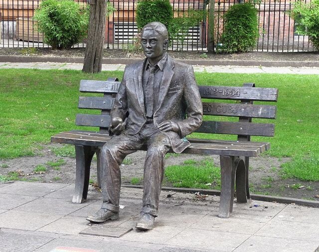 Turing statue, Sackville Gardens, Manchester