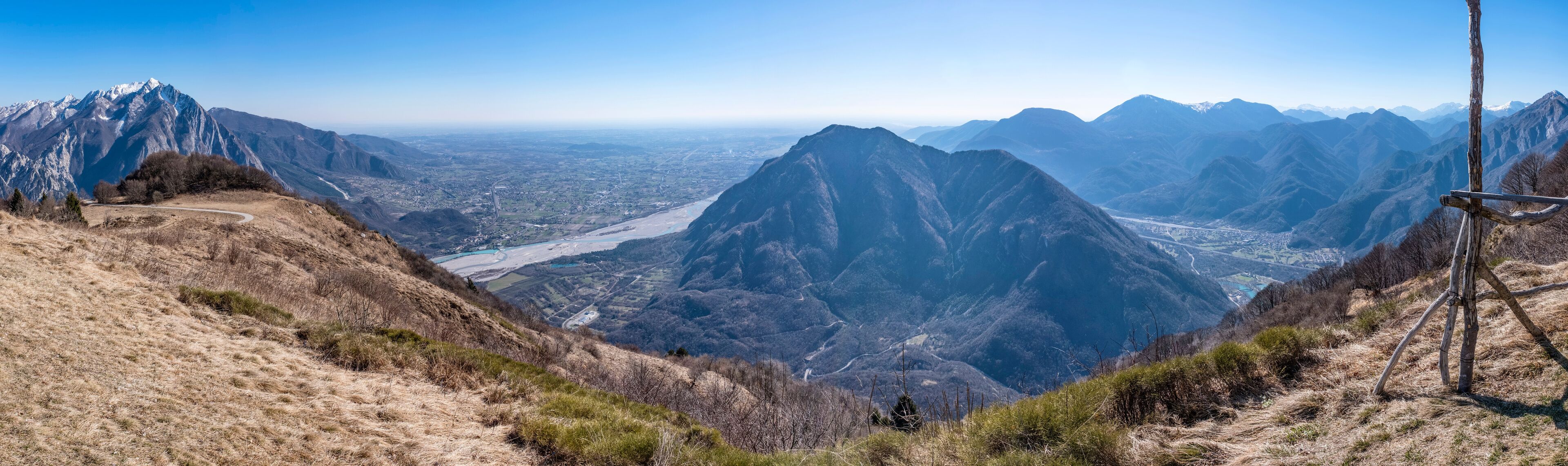 Panorama from Monte San Simeone to Monte Brancot