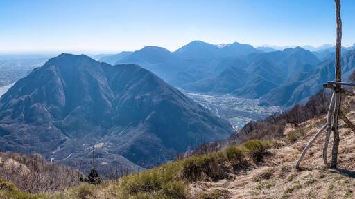 Panorama from Monte San Simeone to Monte Brancot