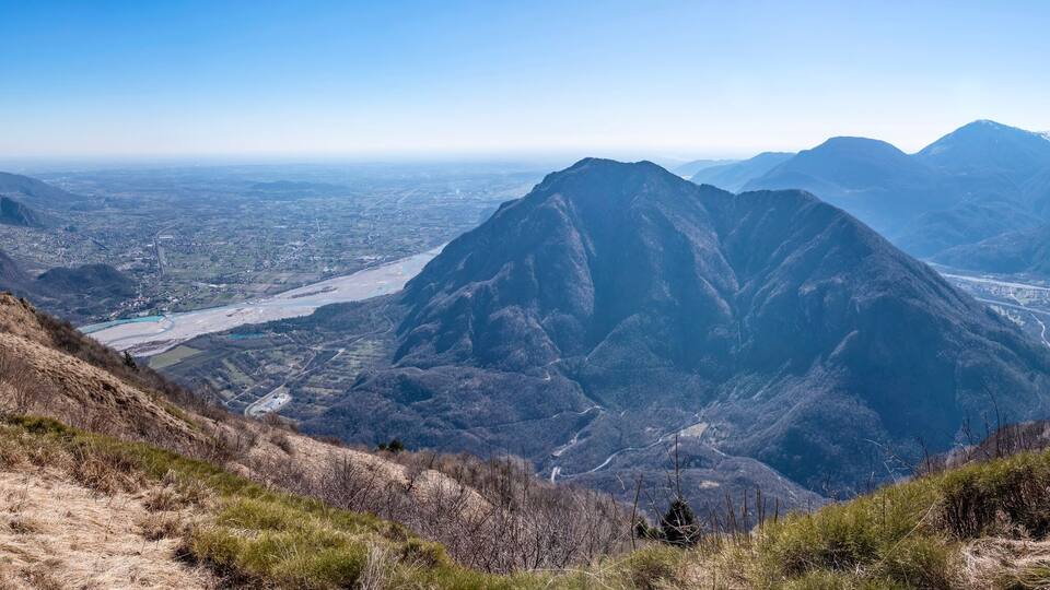 Panorama from Monte San Simeone to Monte Brancot
