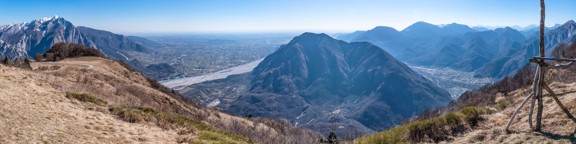 Panorama from Monte San Simeone to Monte Brancot