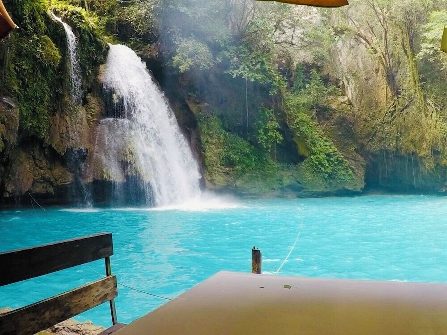 One of the most beautiful waterfalls in the Philippines. The water feels to good. #Culture