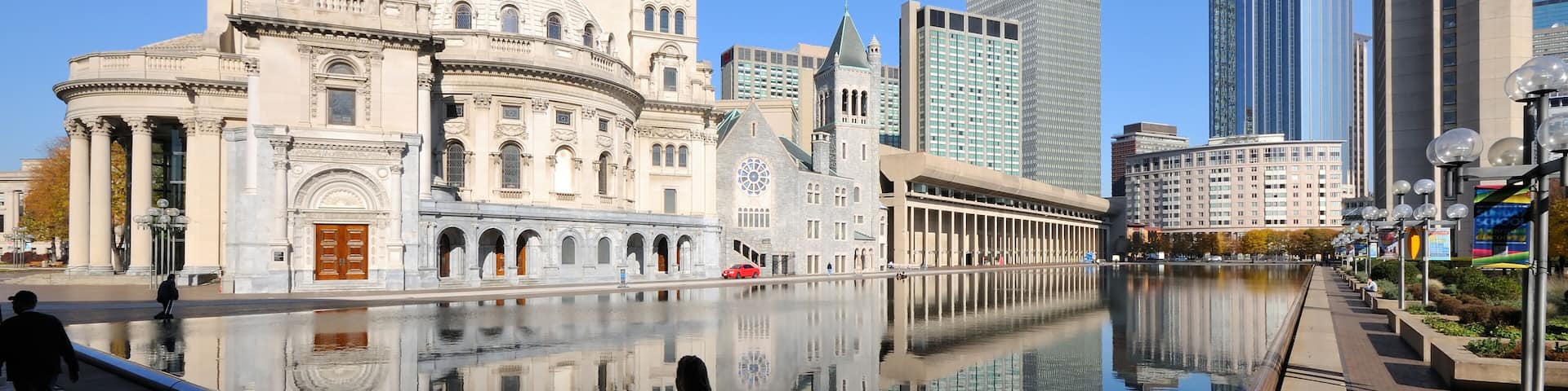 Boston Cityscape from Christian Science Plaza