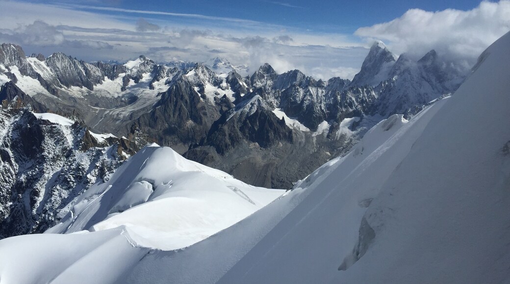 French Alps from l'Aiguille du Midi