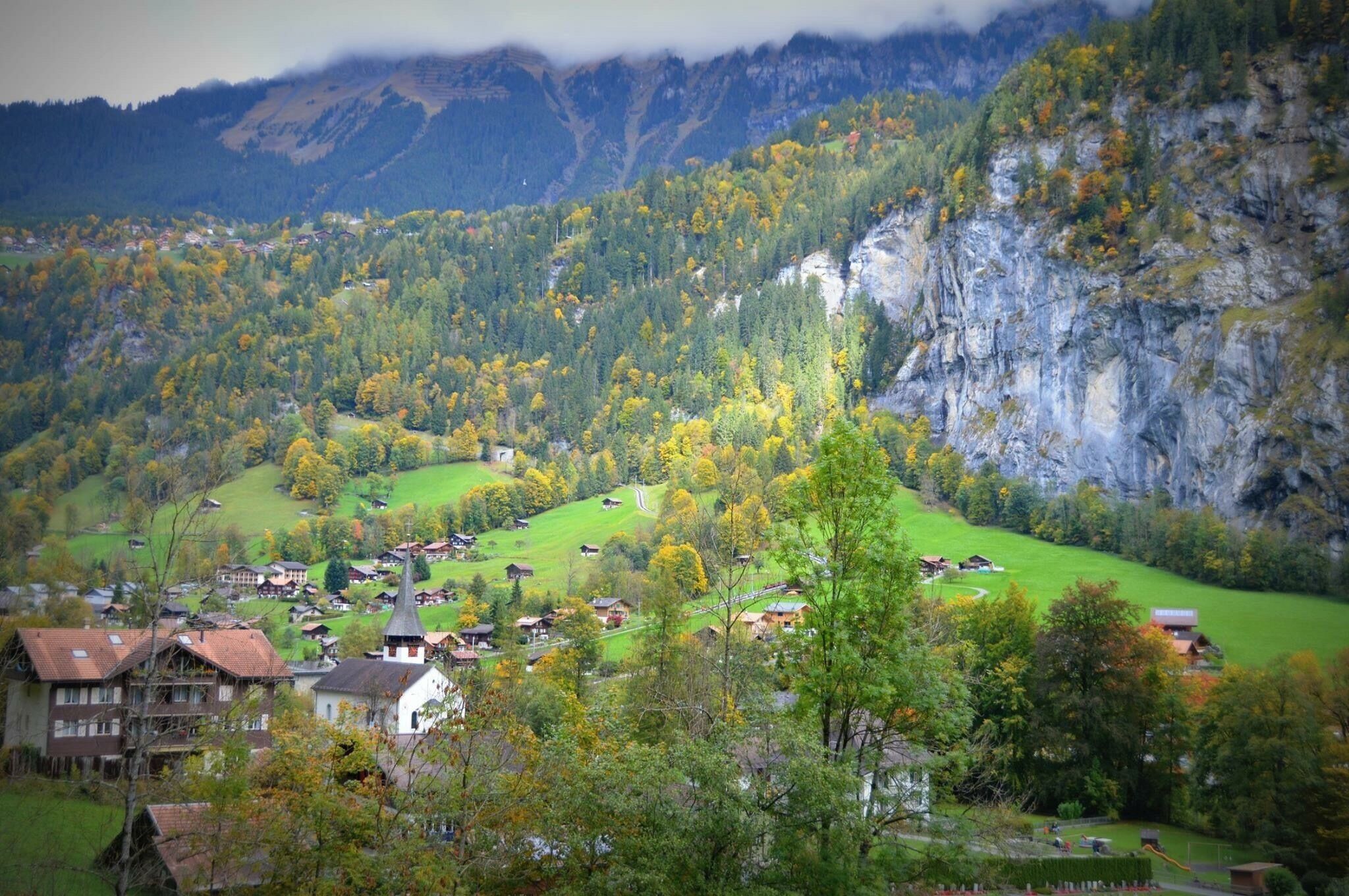 #TakeAHike
Lauterbrunnen 
Switzerland hike up above Staubbach falls