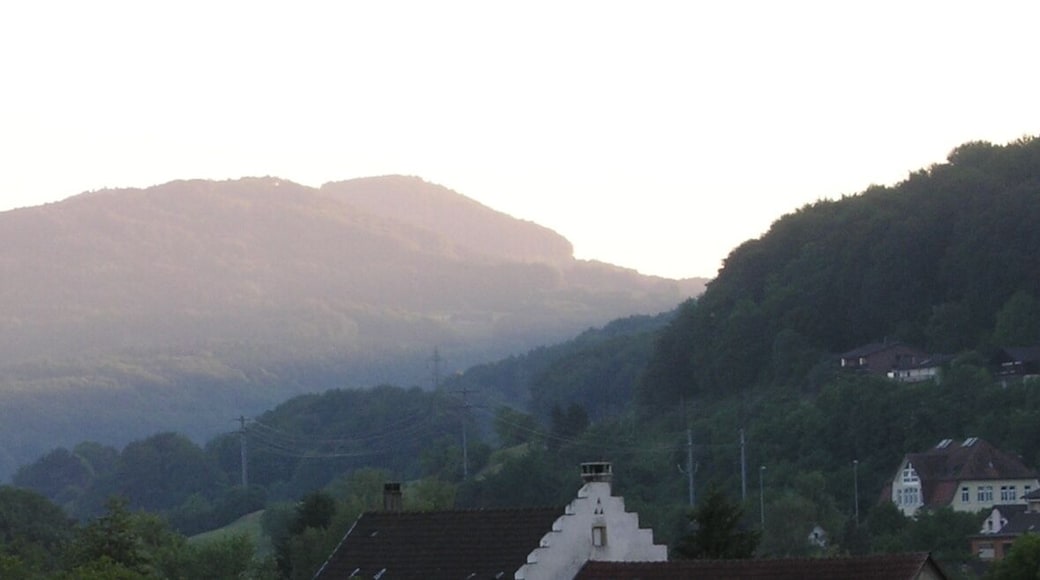 Brugg, Blick Richtung Umiken, Jurahöhen/ Gisiflue