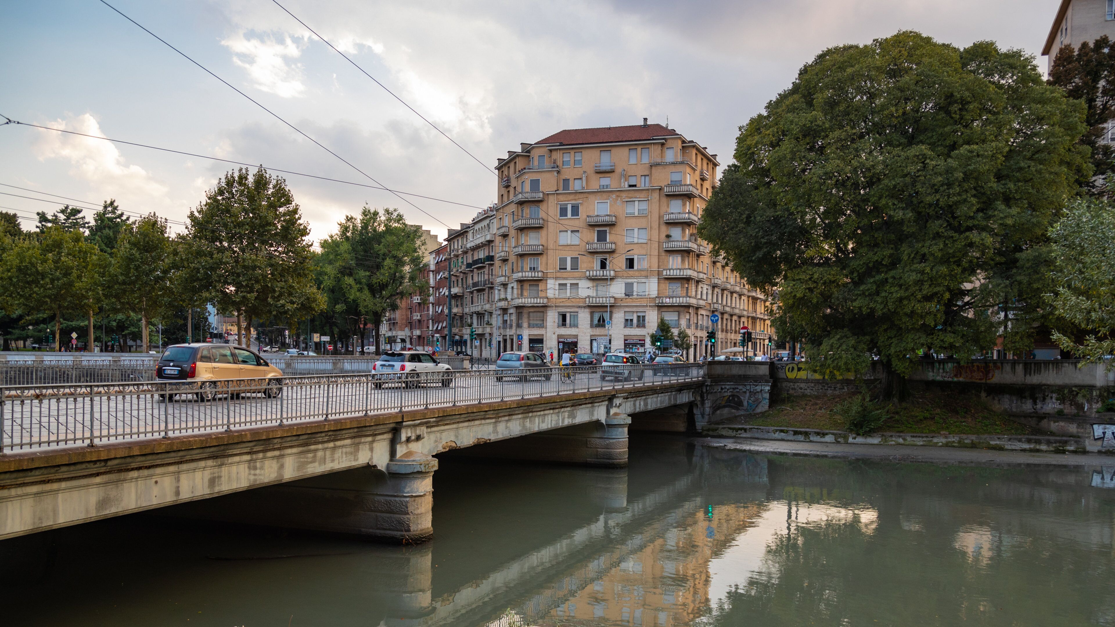 Aurora featuring a river or creek and a bridge