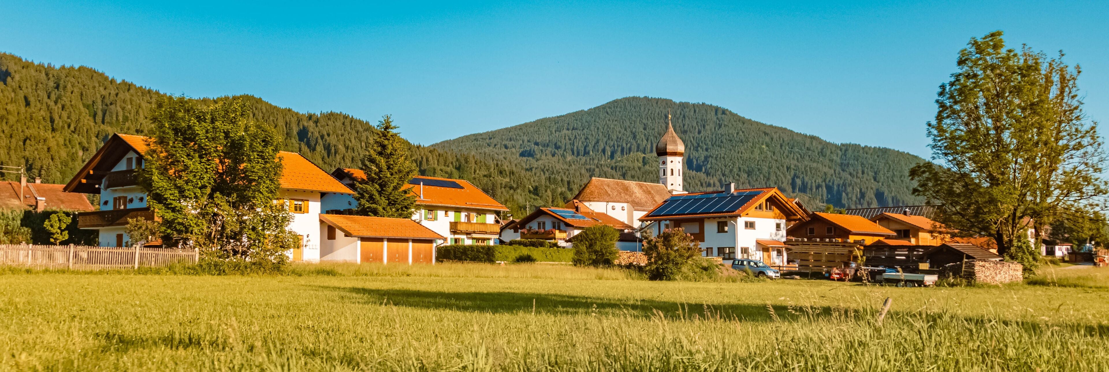 Beautiful alpine summer view near Unterammergau, Bavaria, Germany