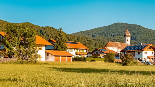 Beautiful alpine summer view near Unterammergau, Bavaria, Germany