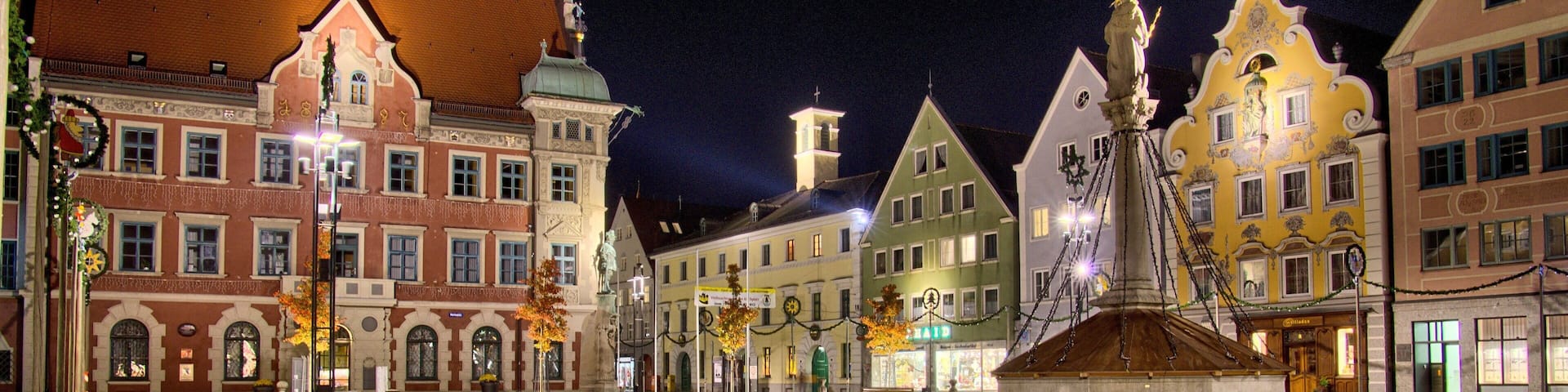 Bilder aus Mindelheim an einem Novemberabend