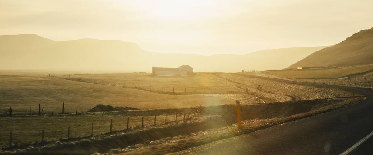 Road towards Reykjavik, Skeidflotur, Iceland