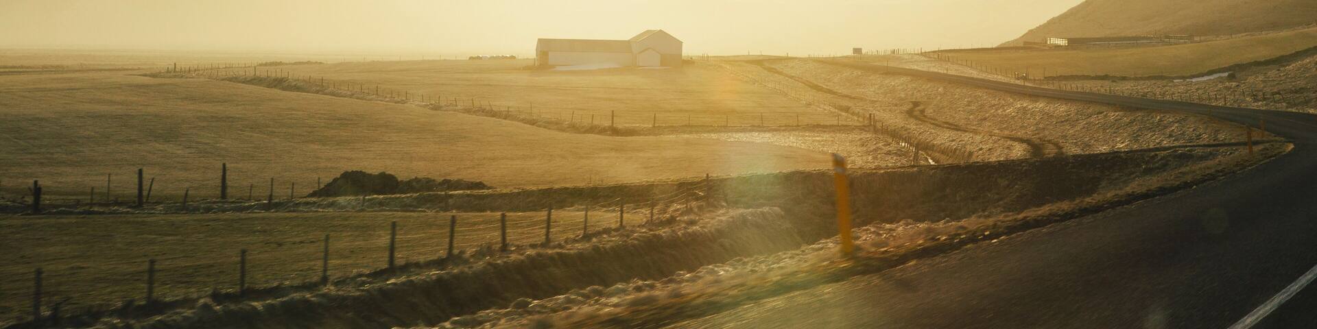 Road towards Reykjavik, Skeidflotur, Iceland