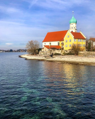 Wasserburg at Lake Constance, Germany