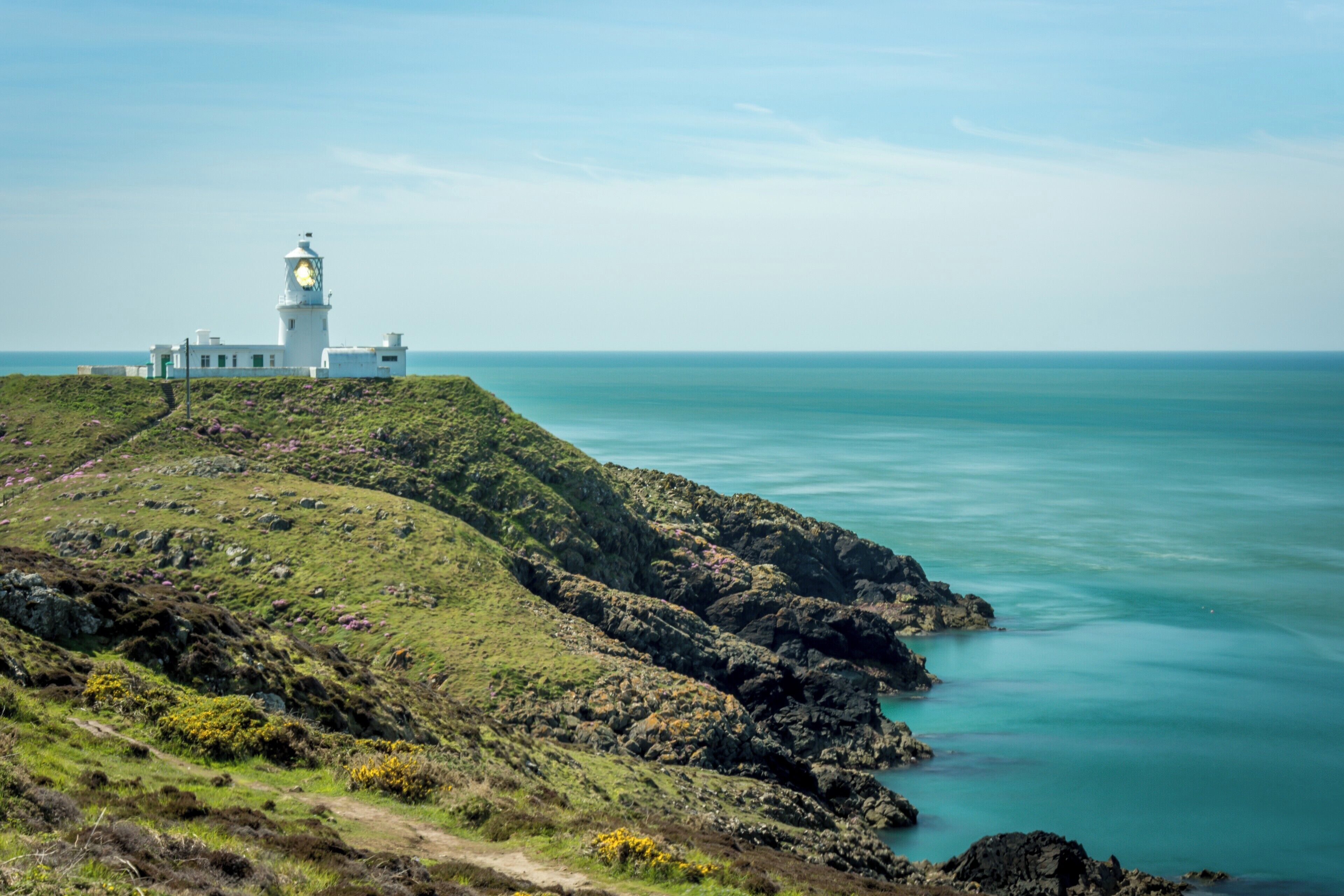 The beautiful Pembrokeshire Coast. Plenty of wildlife to be seen here including seals, sea birds and sometimes even dolphins 