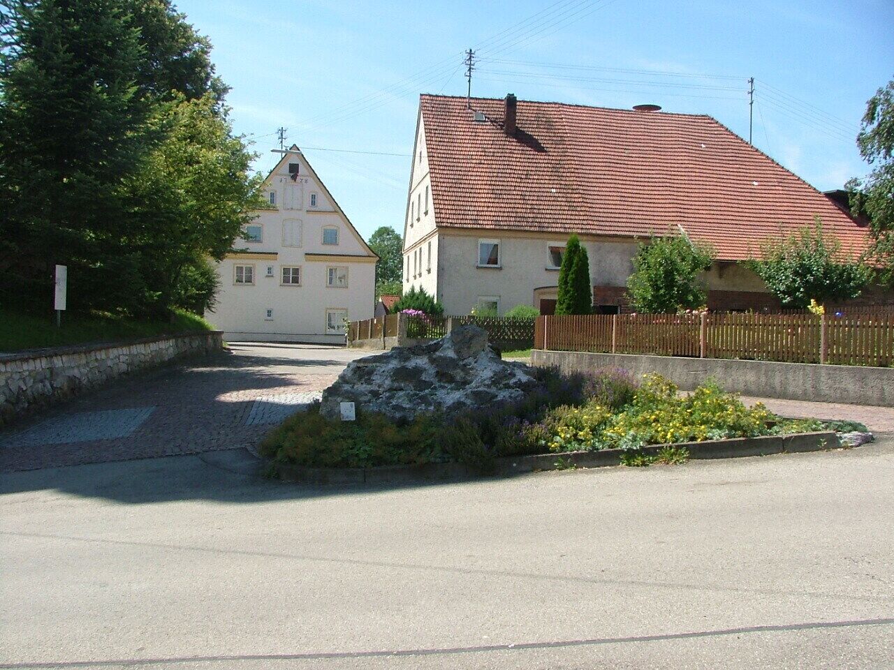 Die letzten Reste des Tores in das römische Kastel