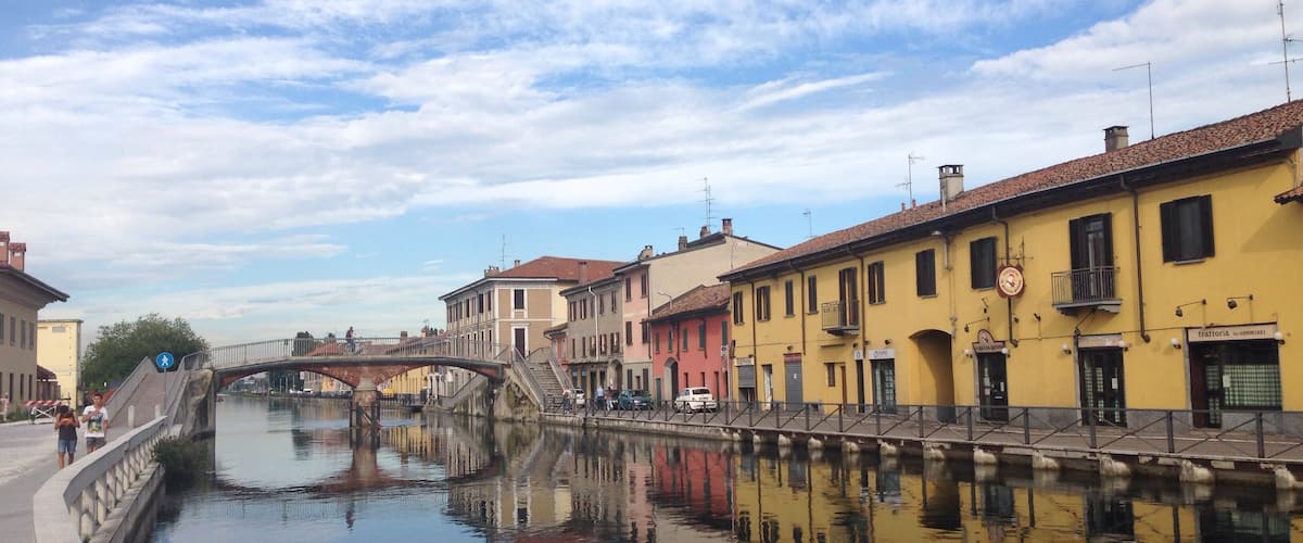 Gaggiano - Il Naviglio Grande - Via Gozzadini e Via Roma