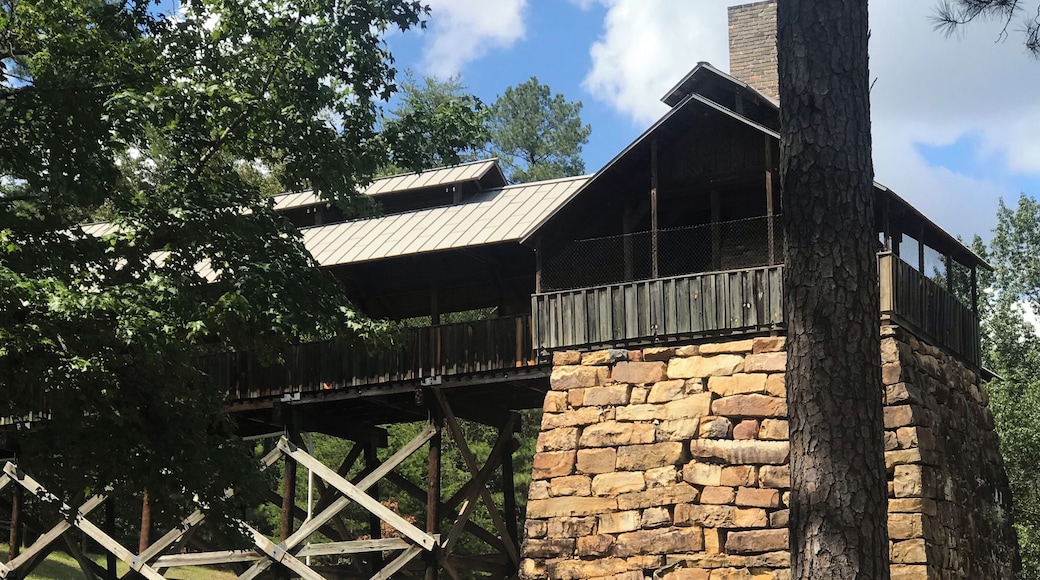 Great place to take the kids! Great RV park. There are weaving, pottery, art demonstrations on most weekends. It is shaded and a great place to ride bikes. There is even an old church , a general store and an ice cream shop!