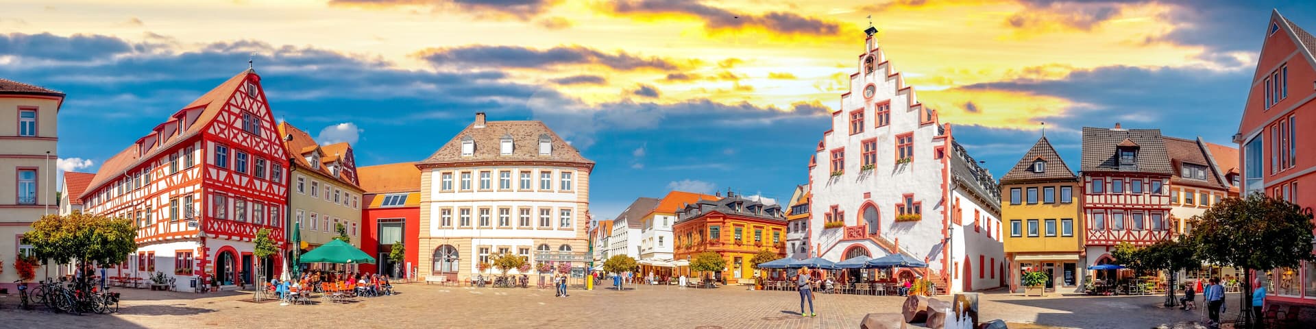 Marktplatz, Karlstadt, Deutschland