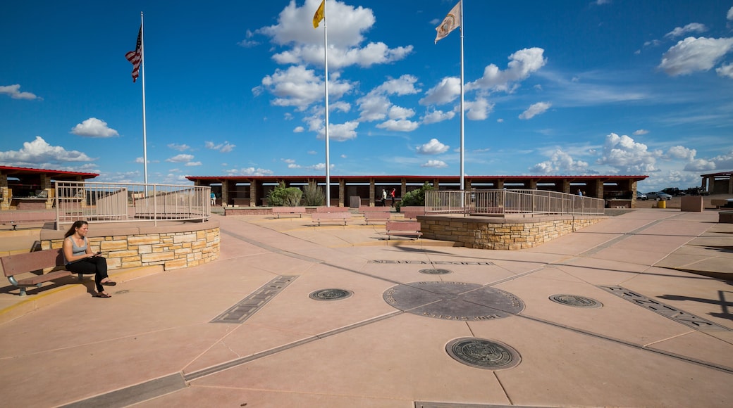 FOUR CORNERS MONUMENT, USA - AUGUST 27: Views of the Four Corner