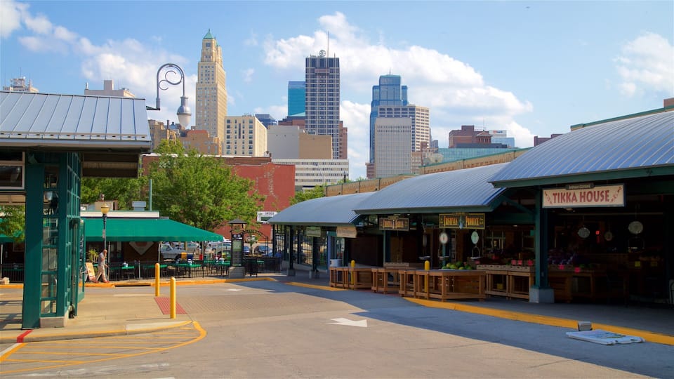 River Market featuring a city and a skyscraper