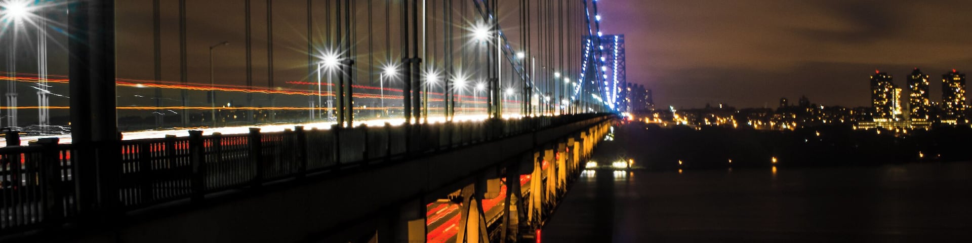 George Washington Bridge seen from Fort Lee, Nj.