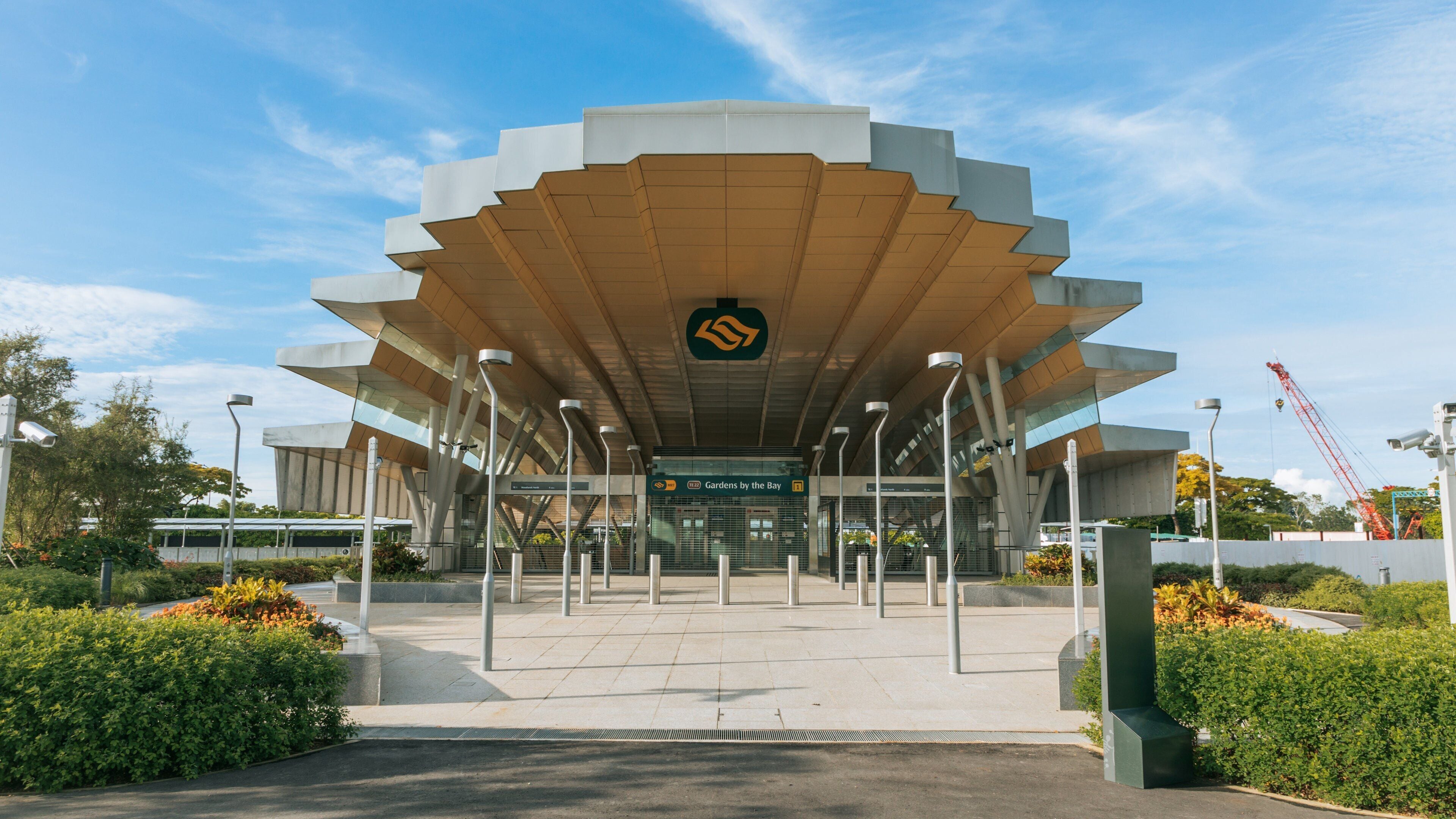 Gardens by the Bay featuring signage