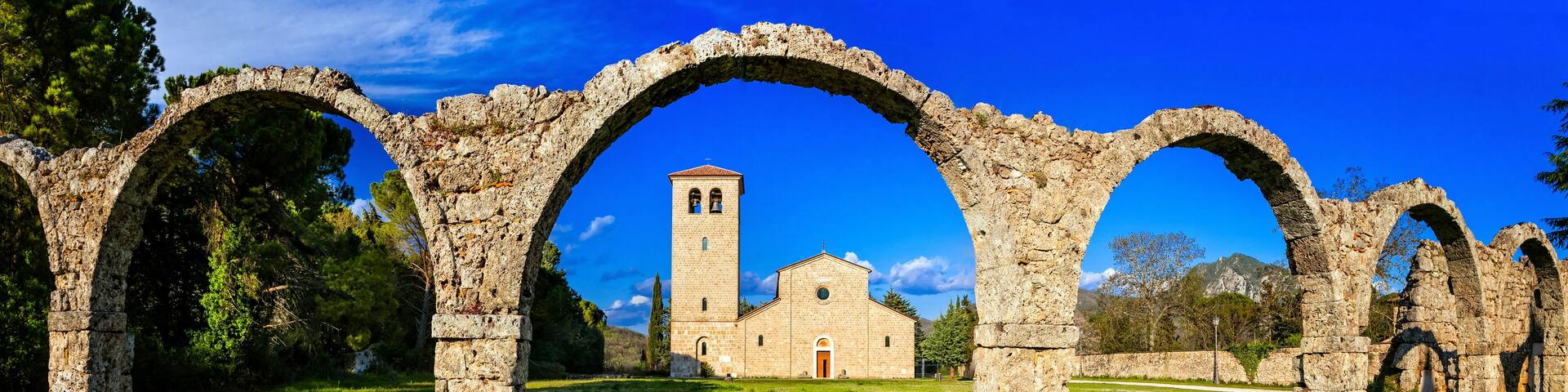 Religious monuments of Italy - Abbey San Vincenzo al Volturno in Molise
