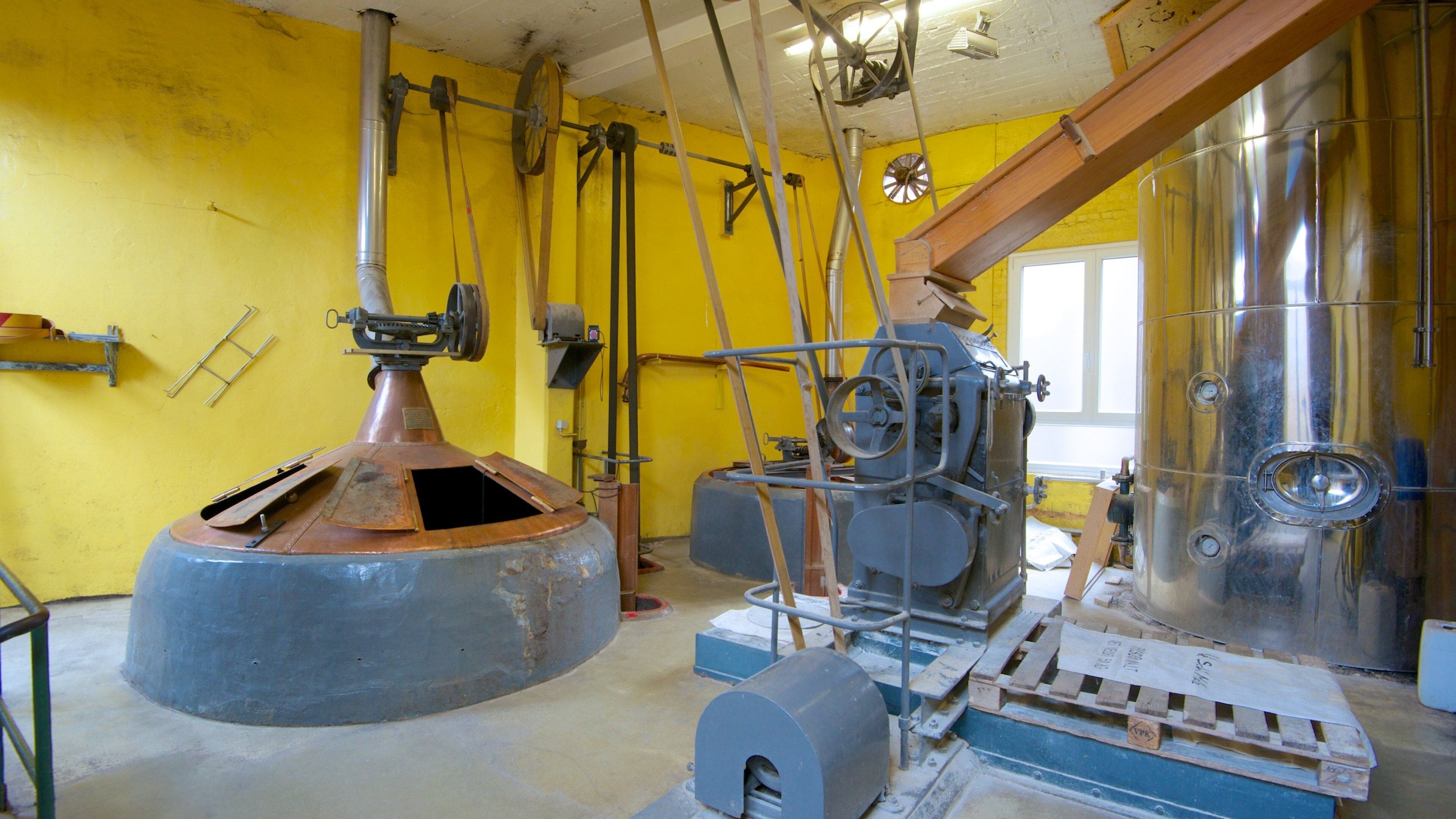 Cantillon Brewery which includes interior views
