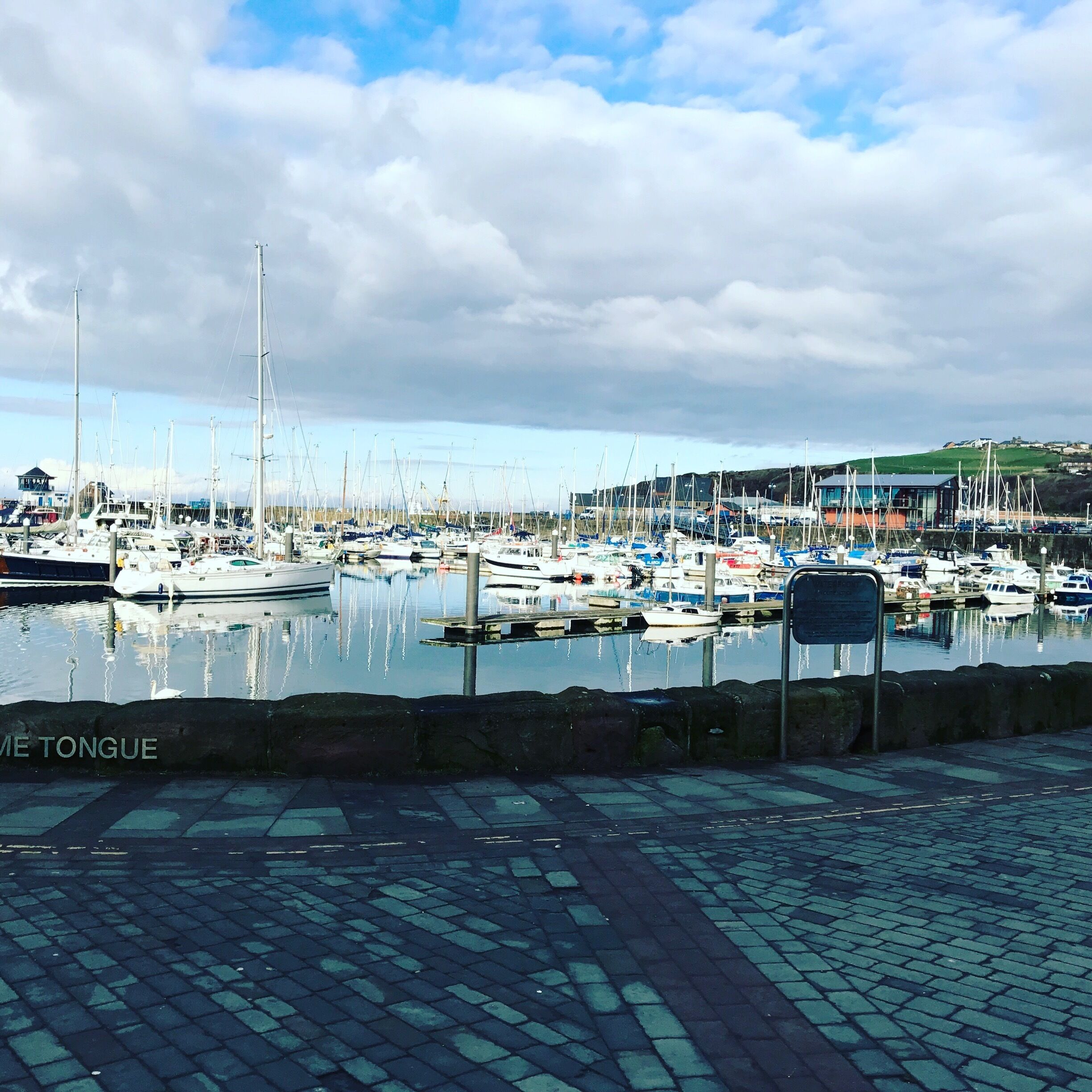 #whitehavenharbour  nice and sunny #westcumbria