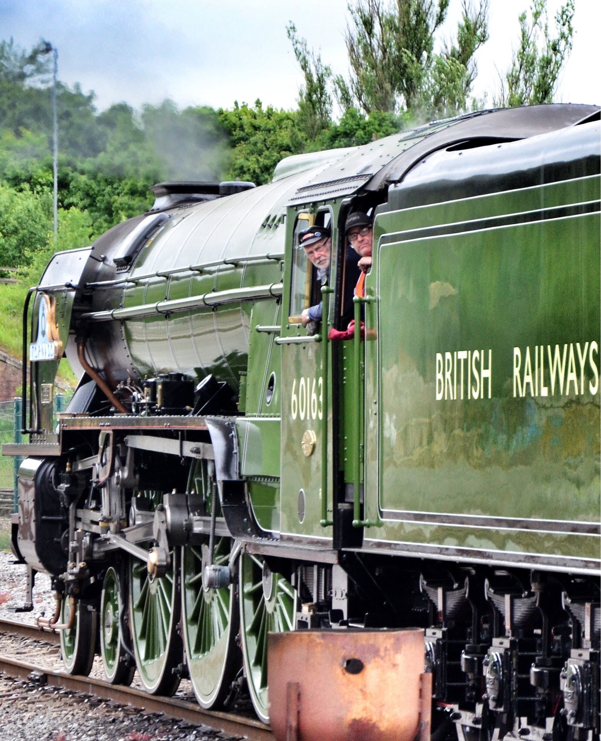 Tornado visiting Locomotion railway museum, Shildon Co Durham