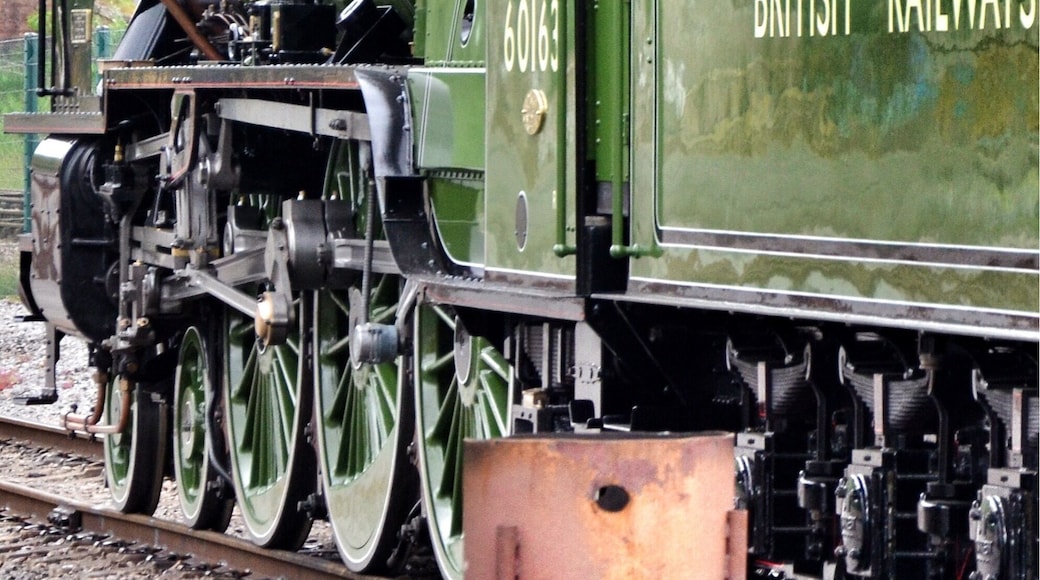 Tornado visiting Locomotion railway museum, Shildon Co Durham