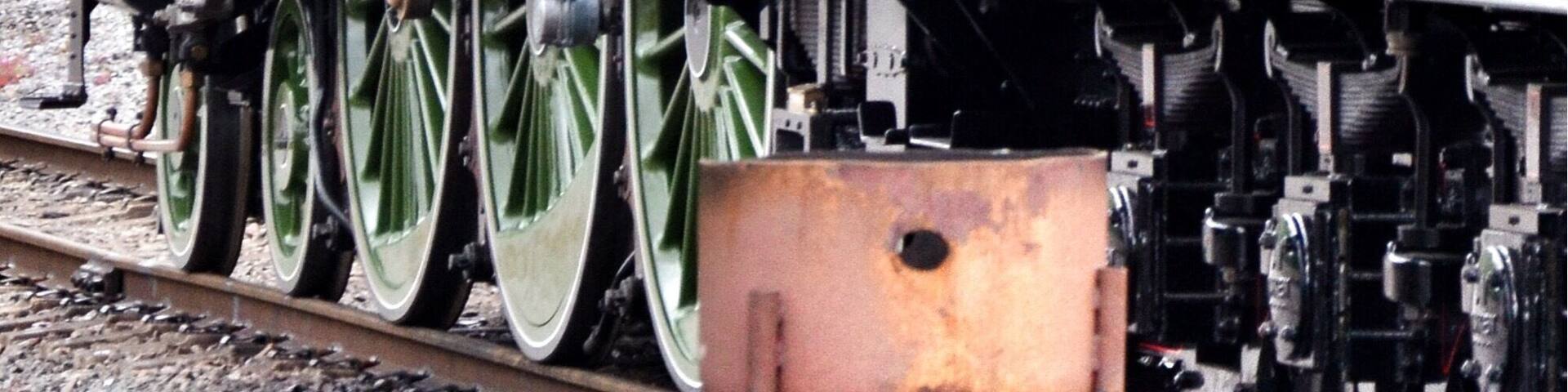 Tornado visiting Locomotion railway museum, Shildon Co Durham