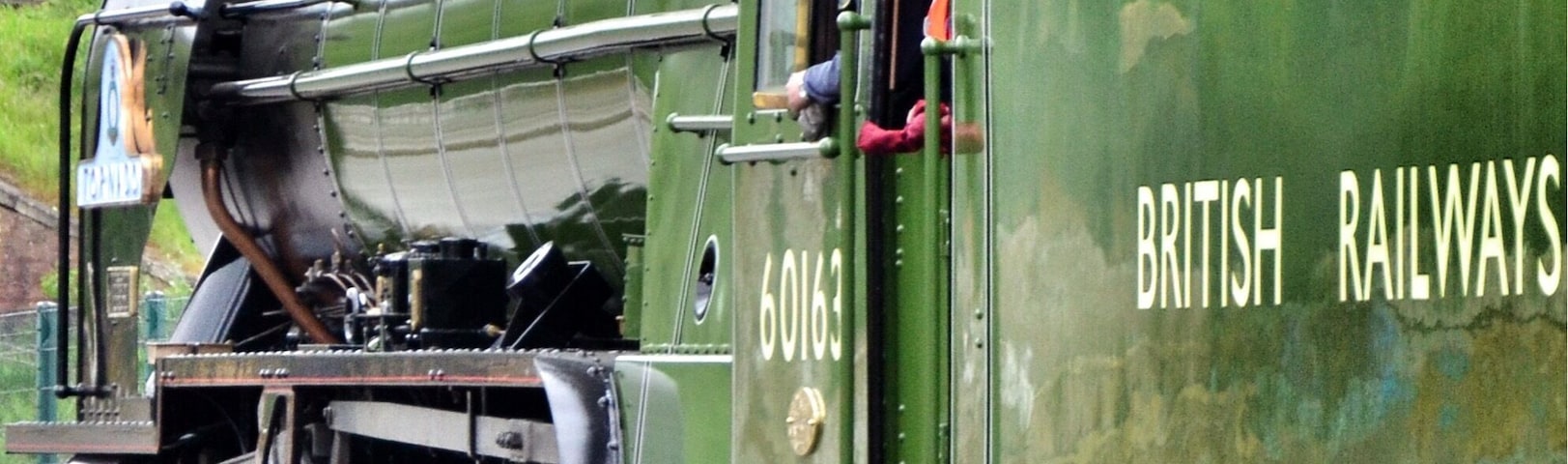 Tornado visiting Locomotion railway museum, Shildon Co Durham