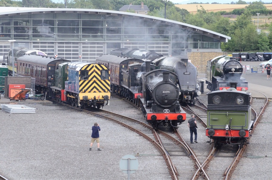 Taken at the Steam Gala last year at The Locomotion Railway Museum. Free entry and free parking...what more do you need ? Great for kids young and old !!!
