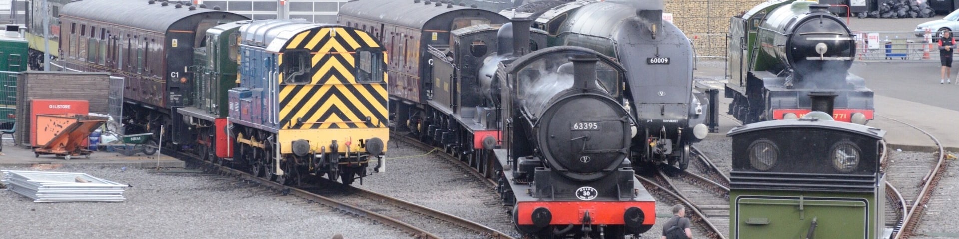 Taken at the Steam Gala last year at The Locomotion Railway Museum. Free entry and free parking...what more do you need ? Great for kids young and old !!!