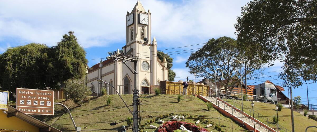 Church of St Benedict in Santo Antonio do Pinhal, SP, Brazil.
