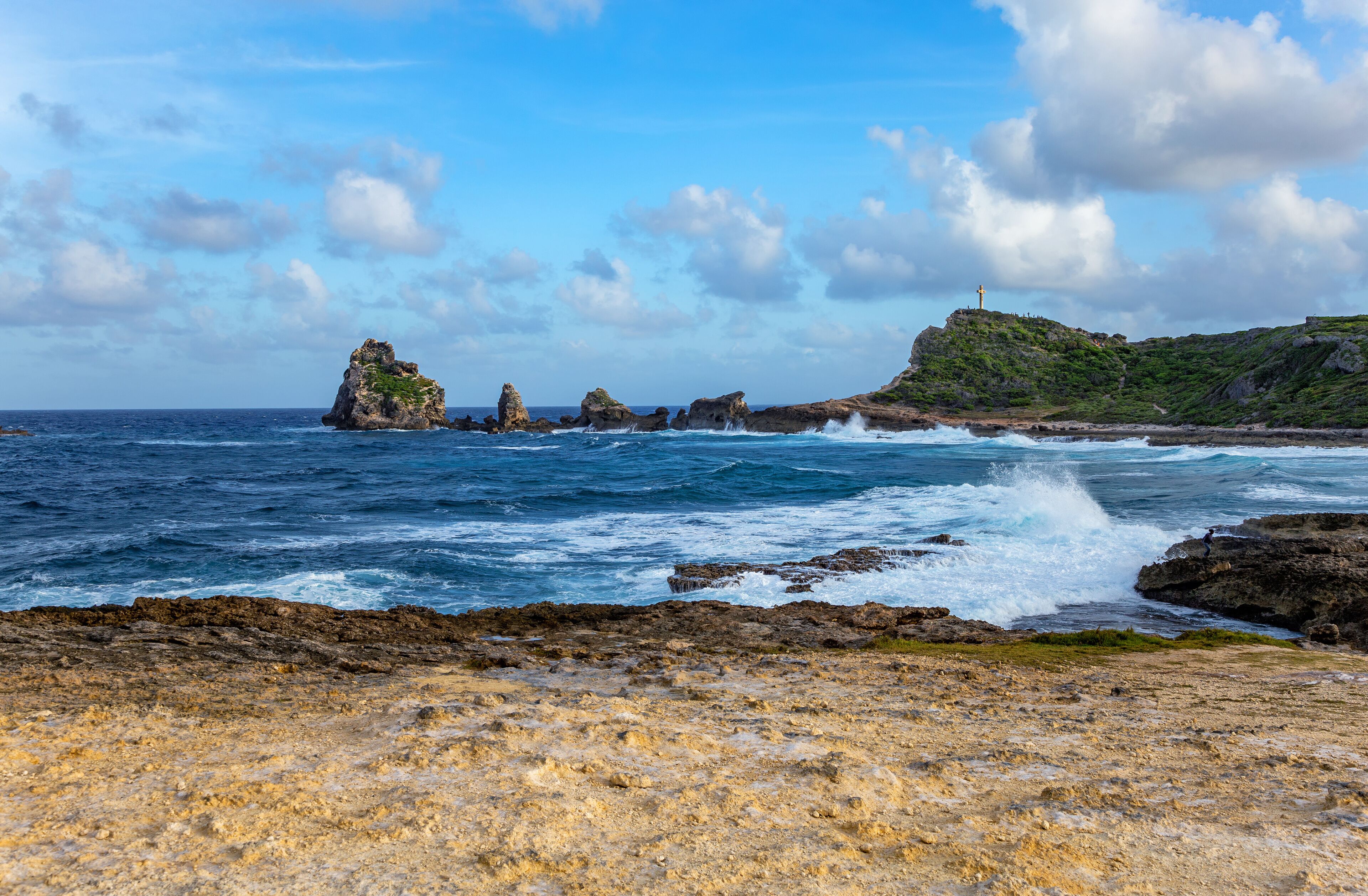Pointe de Chateaux in south of Grande-Terre, Guadeloupe, Lesser Antilles, Caribbean.