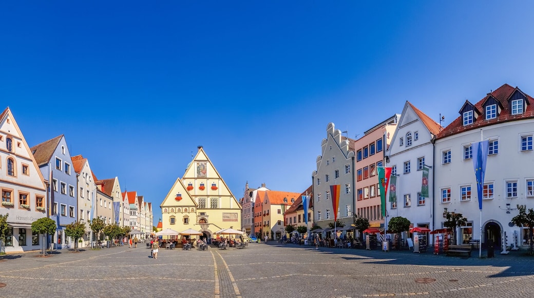 Altes Rathaus und Oberer Markt, Weiden in der Oberpfalz, Bayern, Deutschland
