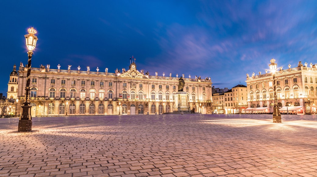 Place Stanislas Nancy Frankreich bei Nacht