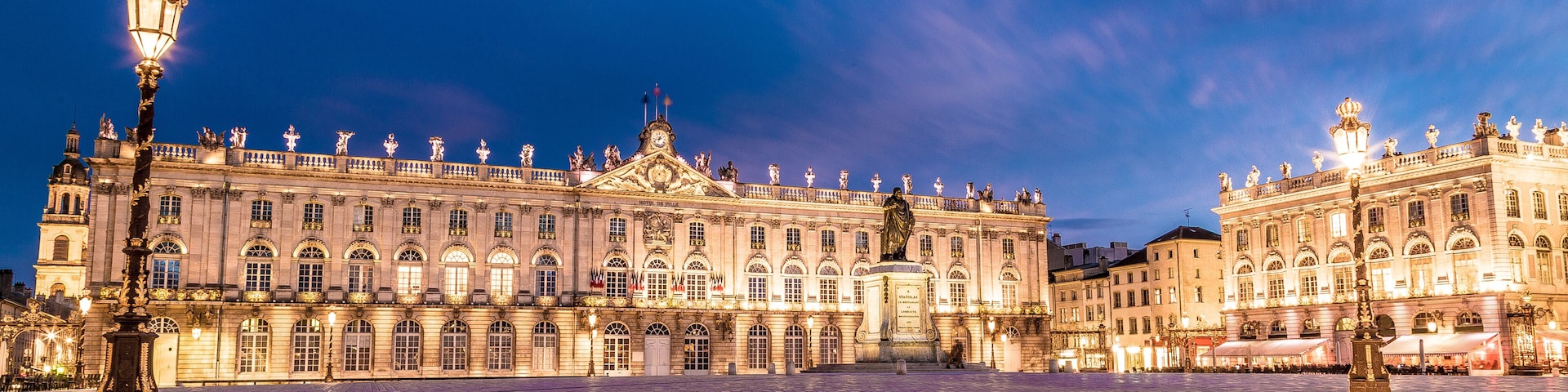 Place Stanislas Nancy Frankreich bei Nacht