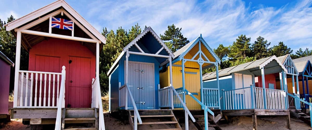 Beach huts