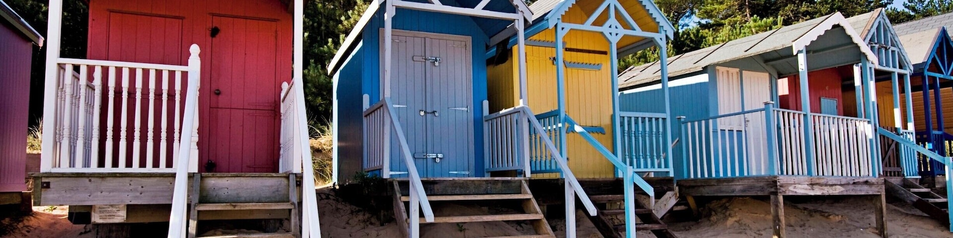 Beach huts
